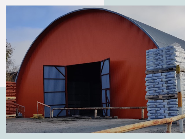 Полукруглые ангары по цене от 637 руб. в Котельники