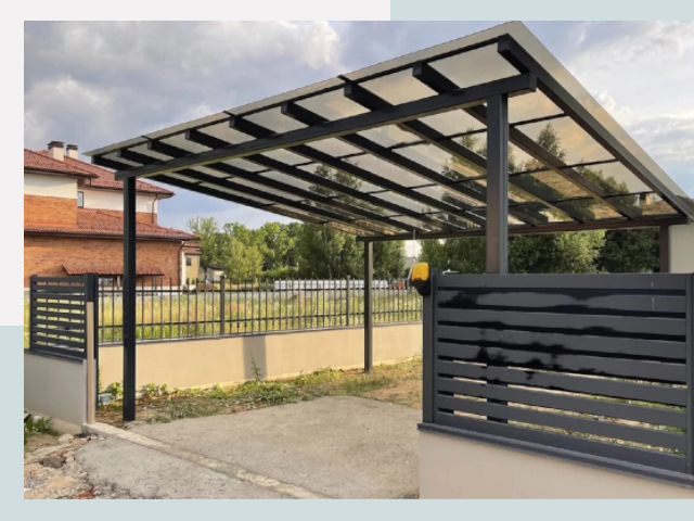 Металлические навесы в Котельники от 637 руб. за м²