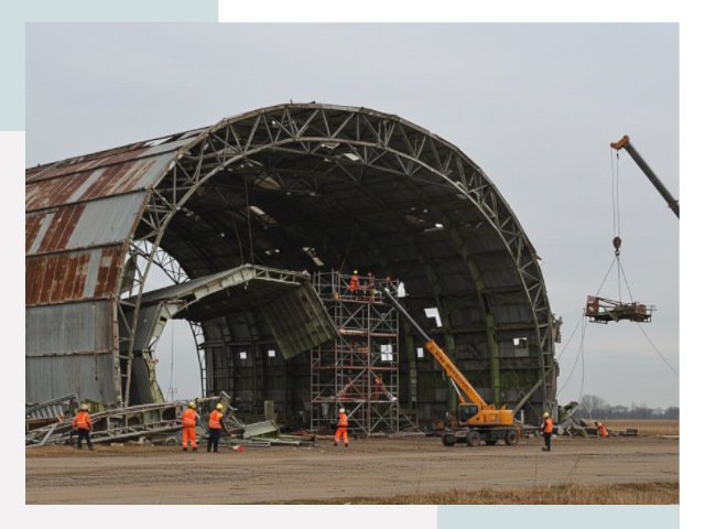 Демонтаж ангаров в Котельниках